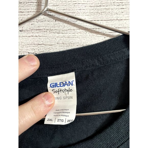 Myrtle Beach Bike Week 77th Anniversary Men's 2XL Black Logo T-Shirt - Picture 4 of 5